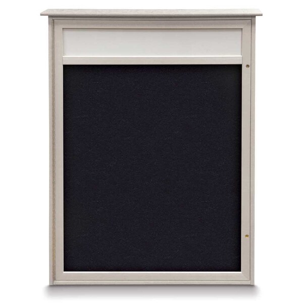 Triple Door Enclosed Indoor Letterboard
